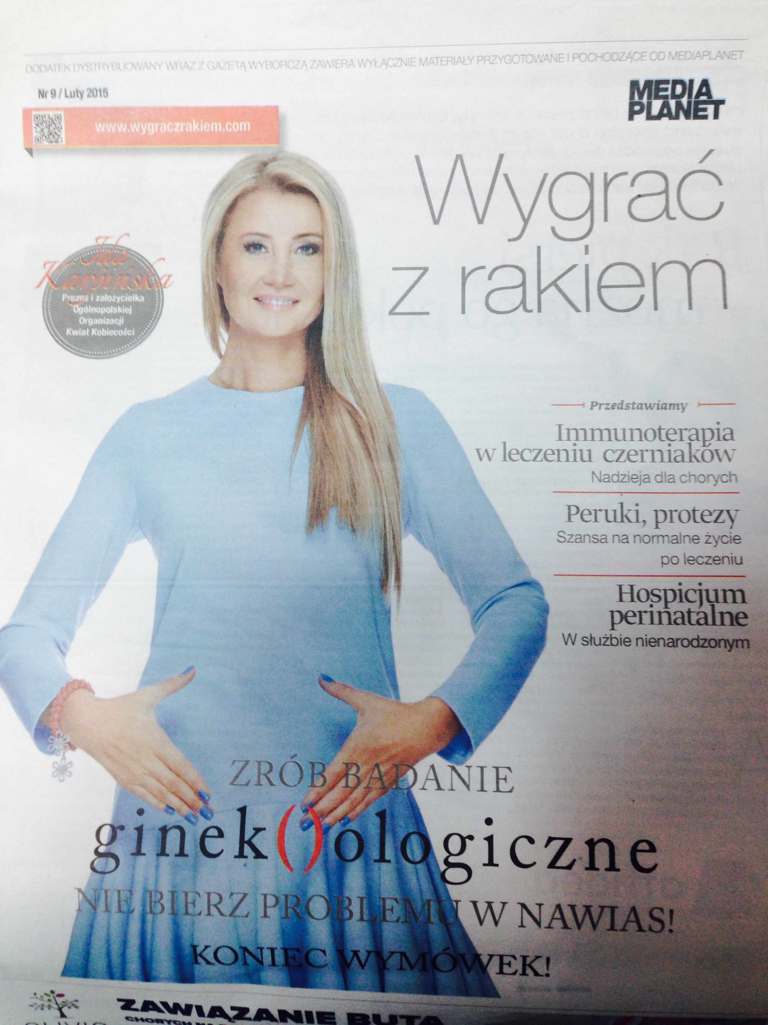 Dodatek do Gazety Wyborczej WYGRAĆ Z RAKIEM